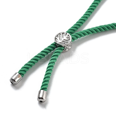 Twisted Nylon Cord Silder Bracelets DIY-B066-03P-16-1
