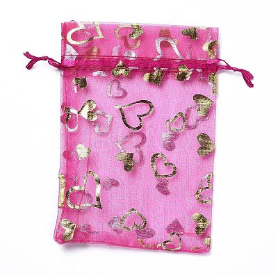 Organza Drawstring Jewelry Pouches LS-OP-I001-B08-1