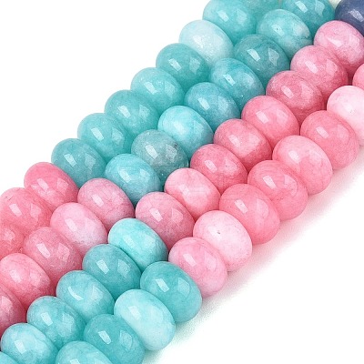 Natural White Jade Beads Strands G-Q613-01F-41-1