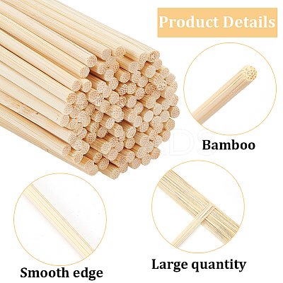 Round Bamboo Sticks WOOD-WH0030-83E-1