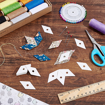 Rhombus Paper Quilting Templates AJEW-WH0473-41-1