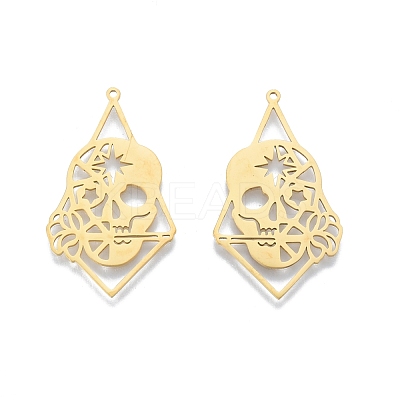 201 Stainless Steel Pendants STAS-N090-LA904-2-1
