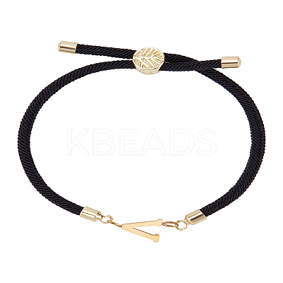 1Pc Adjustable Nylon Cord Slider Bracelets for Women BJEW-LP0001-32V-01-1