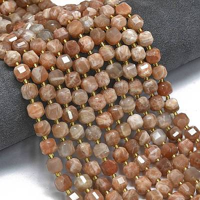 Natural Sunstone Beads Strands G-K389-A42-01-1