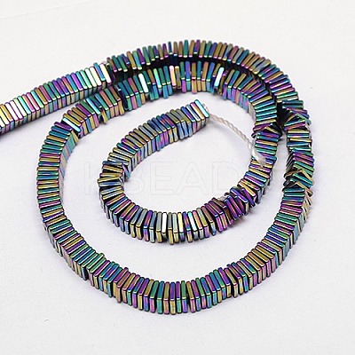 Electroplate Non-magnetic Synthetic Hematite Heishi Beads Strands G-J171A-2x2mm-M-1