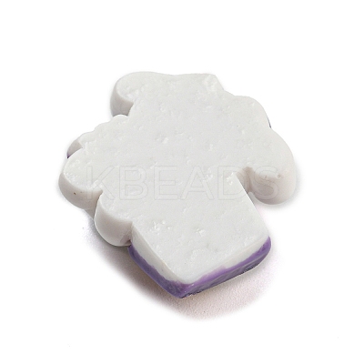Opaque Resin Cute Puppy Cabochons CRES-P026-B03-1