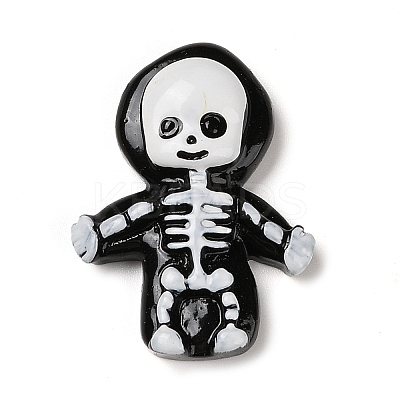 Skeleton Halloween Opaque Resin Decoden Cabochons LS-RESI-R446-01E-1