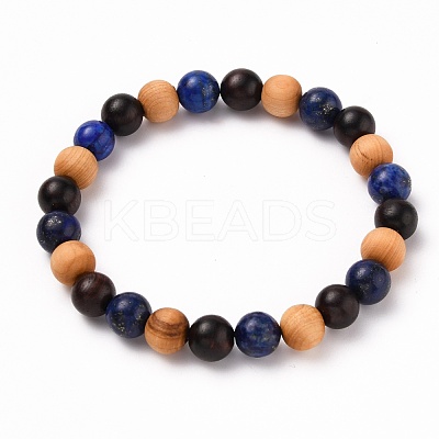 Stretch Bracelets Sets BJEW-JB05662-03-1