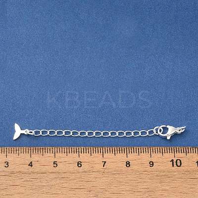 Brass Lobster Claw Clasps KK-K388-60S-1