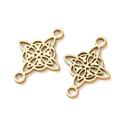 304 Stainless Steel Viking Knot Links Connector Charms STAS-A141-03G-1