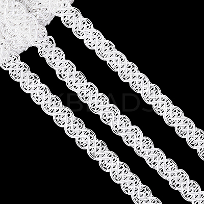 18Yards Polyester Braided Lace Trim OCOR-CY0001-88A-1