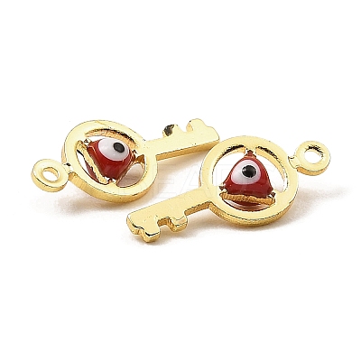 Brass with Enamel Pendants KK-K337-05G-1