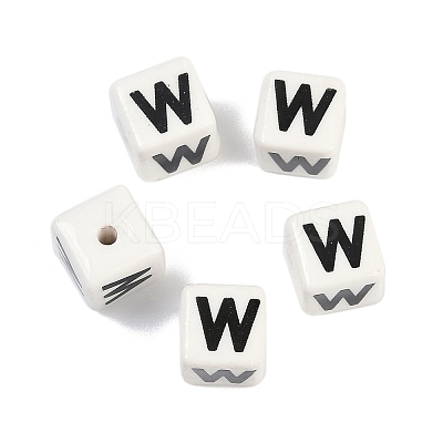 Porcelain Beads X1-PORC-R003-08W-1
