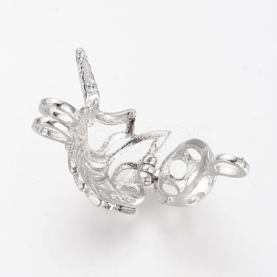Alloy Diffuser Locket Pendants PALLOY-S062-22-1