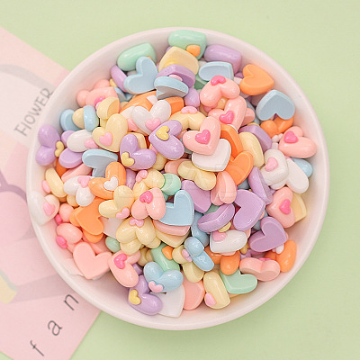 Opaque Resin Cabochons RESI-K027-08-1