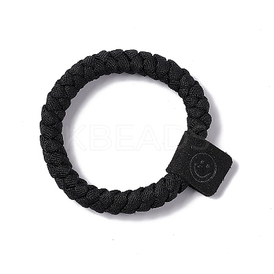 Solid Cloth Elastic Braided Hair Ties LS-PHAR-F015-04C-1
