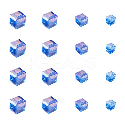 Electroplate Glass Beads Strands EGLA-TA0001-03C-1