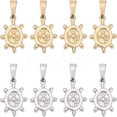 304 Stainless Steel Pendants STAS-UN0015-04-1
