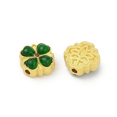 Alloy Resin Rhinestone Beads PALLOY-D369-20MG-03-1