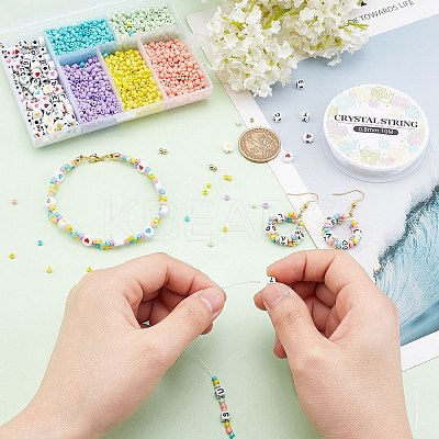 DIY Glass Seed Bracelet Making Kit DIY-PH0005-99-1