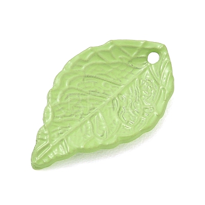 Spray Painted Alloy Pendants AL-CBAF9D9-01C-01-1