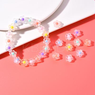 60pcs 6 Colors Transparent Acrylic Beads TACR-CC0001-01-1