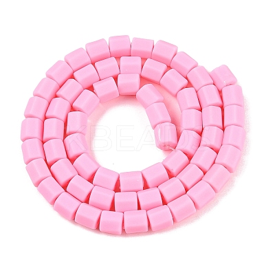 Handmade Polymer Clay Beads Strands CLAY-T021-02F-1