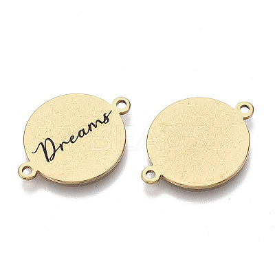 201 Stainless Steel Enamel Links connectors X-STAS-S079-144D-1