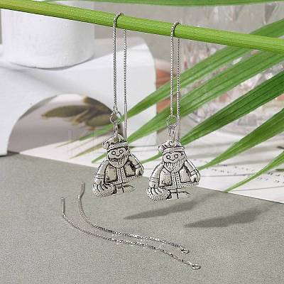 Anti-Tarnish Rhodium Plated 925 Sterling Silver Ear Stud Findings STER-G022-04P-1