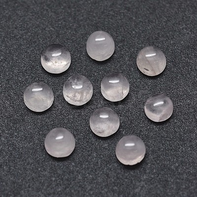 Natural Rose Quartz Cabochons G-O175-23-06-1