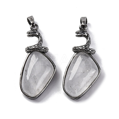 Natural Quartz Crystal Pendants G-K338-42AS-10-1