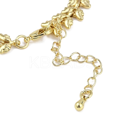 Rack Plating Brass Bracelets for Women BJEW-K244-07G-1