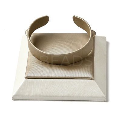 Imitation Leather Jewelry Bangle Display Stands ODIS-K005-01-1