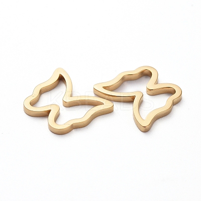 PVD Vacuum Plating 304 Stainless Steel Linking Rings for Jewelry Making LS-STAS-G215-22G-1