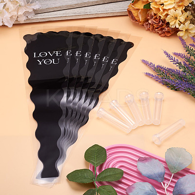 50Pcs OPP Flower Bouquet Wrapping Craft Paper DIY-TA0010-93B-1