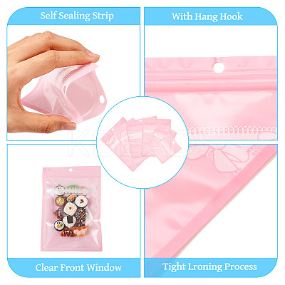 60Pcs 6 Styles Plastic Packaging Resealable Bags OPP-TA0001-07-1