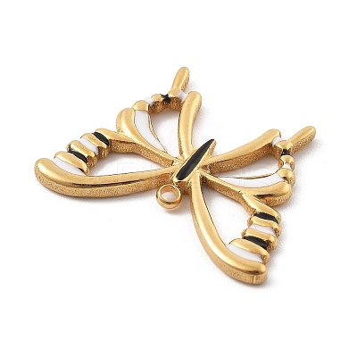 304 Stainless Steel Rhinestone Pendants STAS-D300-01G-07-1