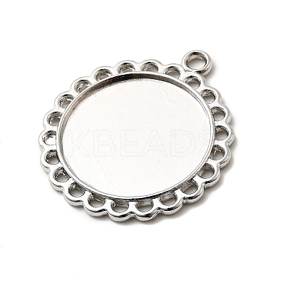 Tibetan Style Pendant Cabochon Settings LS-TIBE-21668-P-RS-1