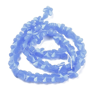 Imitation Jade Glass Beads Strands EGLA-L045-I-A02-1