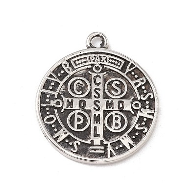 304 Stainless Steel Pendants STAS-E158-19AS-1