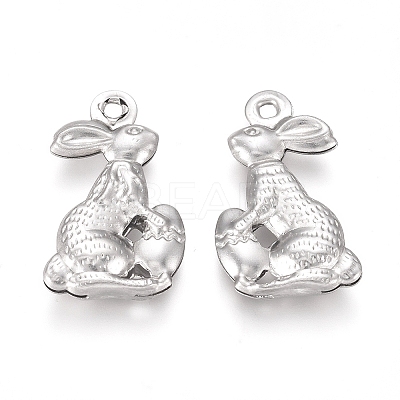 Tarnish Resistant Easter 304 Stainless Steel Pendants LS-STAS-I138-02P-1