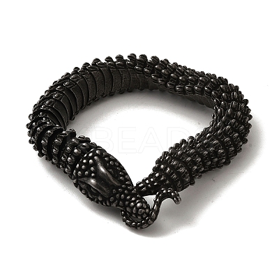 304 Stainless Steel Snake Bracelets for Women Men BJEW-Q341-01B-1