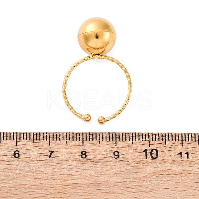 304 Stainless Steel Cuff Rings for Women LS-RJEW-F175-01G-02-1