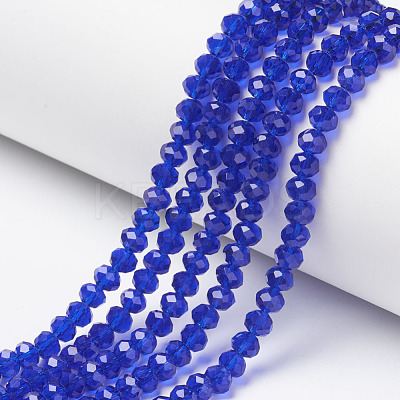 Glass Beads Strands EGLA-A034-T4mm-D06-1