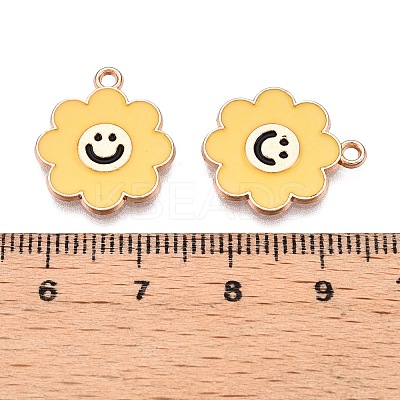 Alloy Enamel Pendants ENAM-T020-55C-1