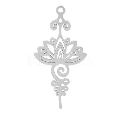 Non-Tarnish 201 Stainless Steel Pendants RELI-PW0002-06P-1