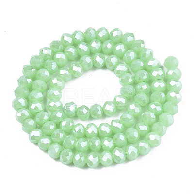 Electroplate Glass Beads Strands EGLA-A034-J3mm-A05-1