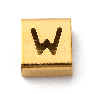 Ion Plating(IP) 304 Stainless Steel Square Slide Charms STAS-L132-05W-G-1