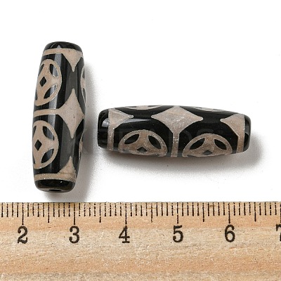 Tibetan Style dZi Beads Strands G-P526-B04-1