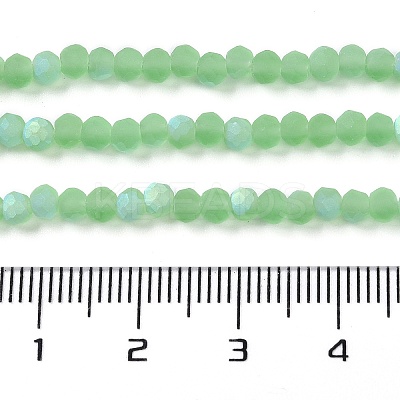 Imitation Jade Glass Beads Strands EGLA-YW0003-19B-08-1